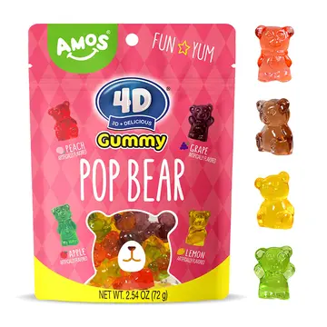 Amos Gummy Candy Pop Bear pack