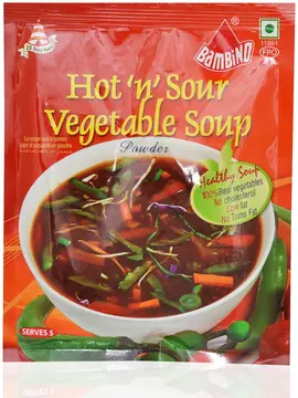 Bambino Hot N Sour Veg Soup pack