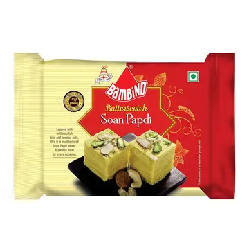 Bambino Soan Papdi Butter Scotch pack