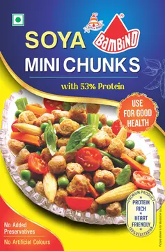 Bambino Soya Chunks pack