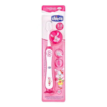 Chicco Toothbrush Pink 3Y-8Y pack