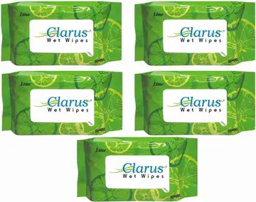Clarus Wet Wip Lime pack