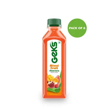 Geks Aloe Vera Drink Mixed Fruit 1LTR pack