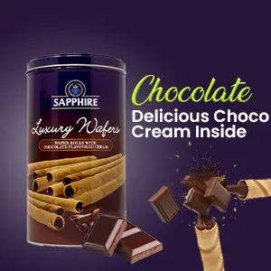 Sapphire Luxury Wafer Roll Choco pack