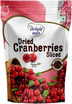 Delight Nuts Cranberries Sliced pack