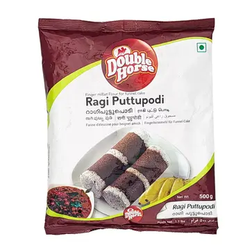 Double Horse Ragi Puttu Podi pack