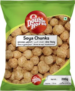 Double Horse Soy Chunks pack