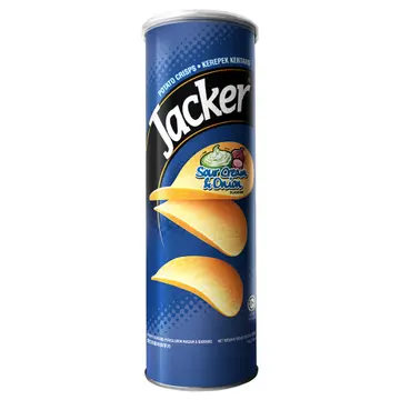 Jacker Potato Crisp Sour Cream & Onion pack