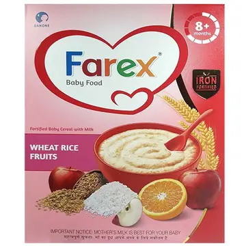 Farex Wheat Rice Fruits pack