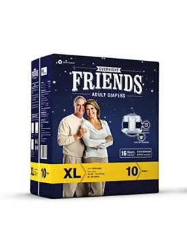 Friends Adult Diaper Overnight Xtra Large pack