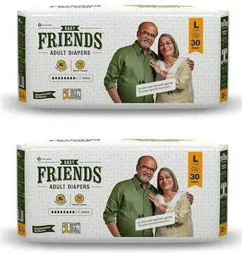 Friends Adult Diapers Easy Large 60C pack