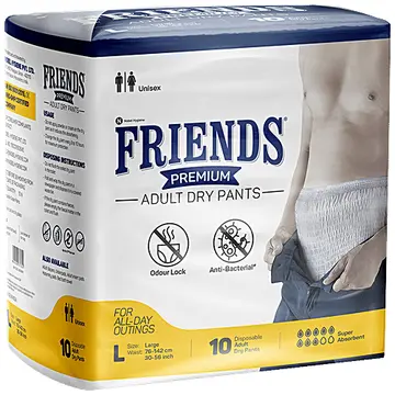 Friends Adult Dry Pants Premium Large 10SX8C pack