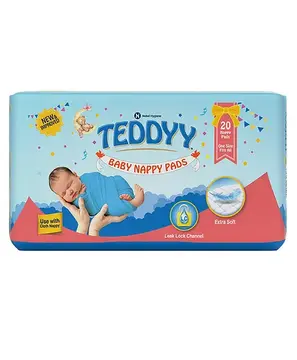 Teddy Nappy Pads pack