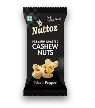 Nuttoz Black Pepper Nuts pack
