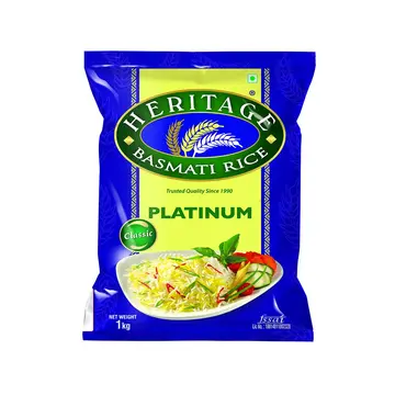 Heritage Platinum Basmati pack