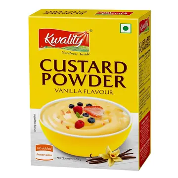 Kwality Custard Vanilla Powder pack