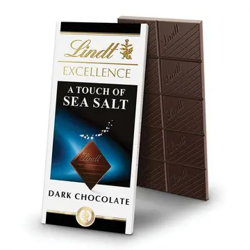 Lindt Excellence Dark Choco With A Touch Of Sea Salt pack