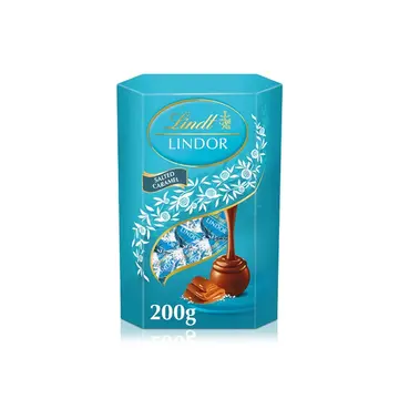 Lindt Smooth Melting Chocolate Cornet Salted Caramel pack