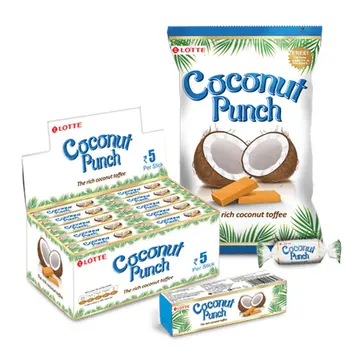 Lotte Coconut Punch Toffee 24P pack