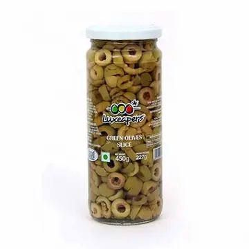 Luxeapers Green Slice Olives pack