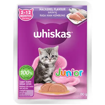 Whiskas Pou Jr Mackerel pack