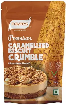 Mavees Caramelised Biscuit Crumble pack