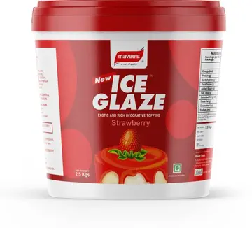 Mavees Ice Glaze Strawberry Topping pack
