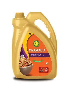 Mr Gold Groundnut Raw Oil 5LTR pack