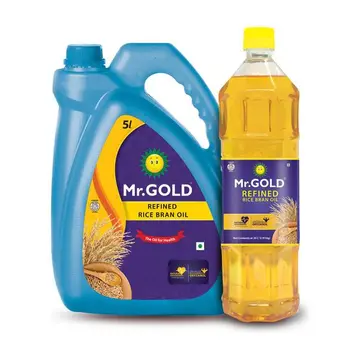 Mr Gold Ref Rice Bran Oil 1LTR pack