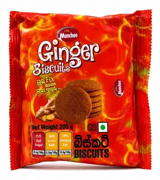 Munchee Ginger Biscuits pack