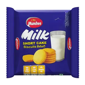 Munchee Milk Short Cake Biscuits pack