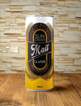 Sun Crush Malt Drink pack
