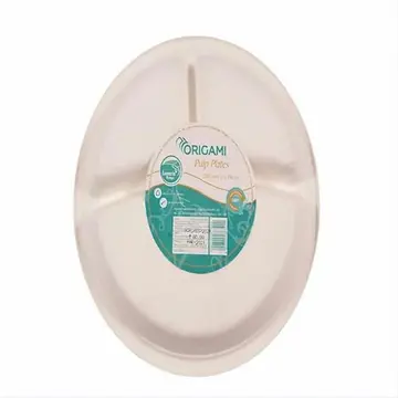 Origami Bio Pulp Plate pack
