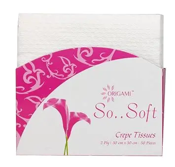 Sosoft Crepe Tissue Plain pack