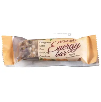 Patanjali Energy Bar Orange Peel pack