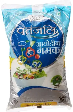 Patanjali Iodized Namak pack