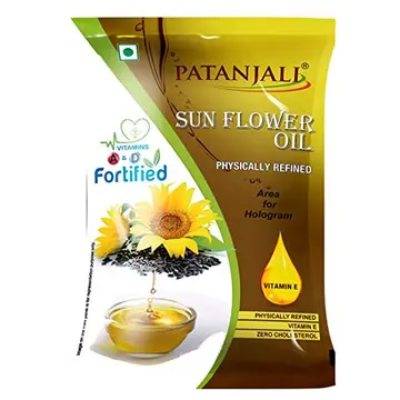 Patanjali Sun Flower Oil 5LT pack