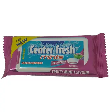 Center Fresh Fruity Mint pack