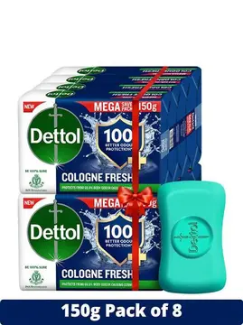 Dettol Soap Deo Fresh Cologne pack