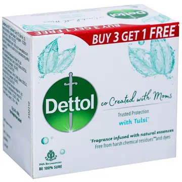 Dettol Soap Tulsi 4IN1 pack