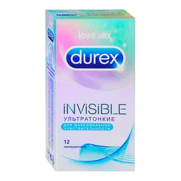 Durex Invisible 72PK pack