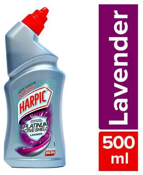 Harpic Platinum Active Lavender pack