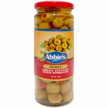 Abbies Olives Stuffed Green pack