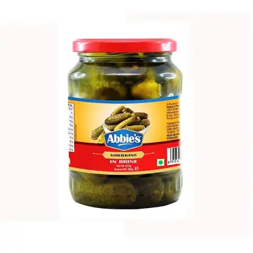 Abbies Pickle Gherkins Brine pack