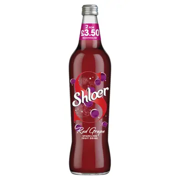 Red Grape Sparkling Fruit Drink pack