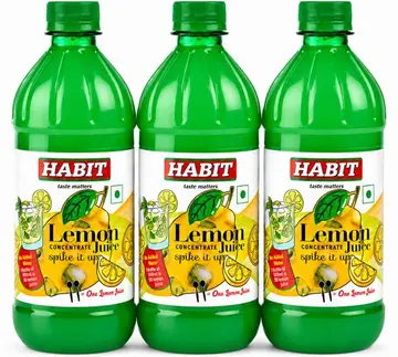 Habit Lemon Juice Concentrate pack