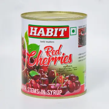 Habit Red Cherry With Stem pack