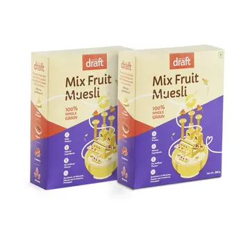 Draft Muesli Mixed Fruit pack
