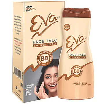 Eva Bb Face Talc Golden Glow pack