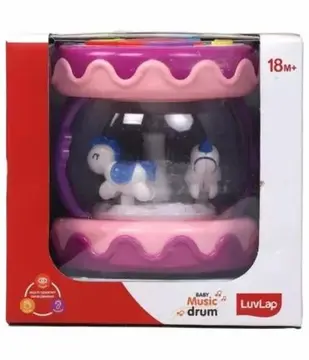Luvlap Musical Drum Pink pack